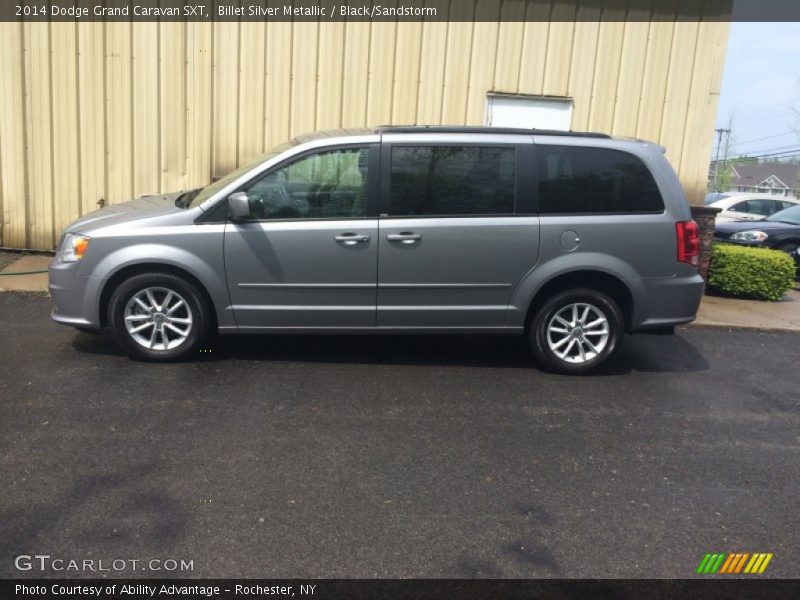 Billet Silver Metallic / Black/Sandstorm 2014 Dodge Grand Caravan SXT