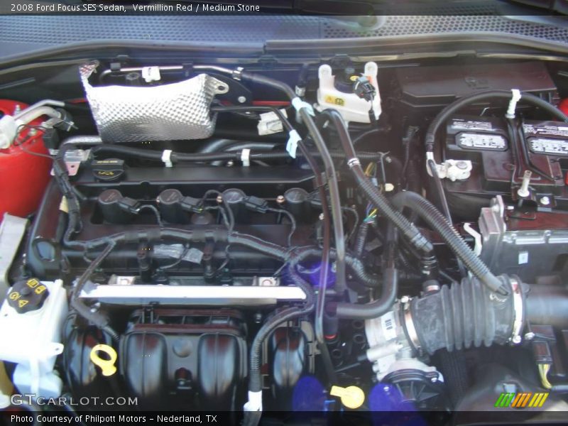 Vermillion Red / Medium Stone 2008 Ford Focus SES Sedan