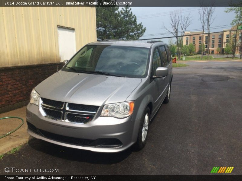 Billet Silver Metallic / Black/Sandstorm 2014 Dodge Grand Caravan SXT