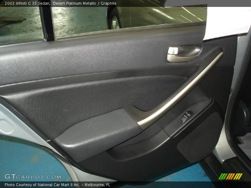 Desert Platinum Metallic / Graphite 2003 Infiniti G 35 Sedan