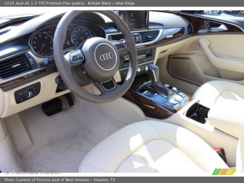 Brilliant Black / Atlas Beige 2016 Audi A6 3.0 TFSI Premium Plus quattro