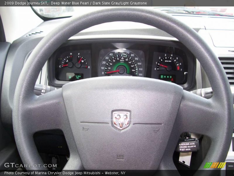 Deep Water Blue Pearl / Dark Slate Gray/Light Graystone 2009 Dodge Journey SXT