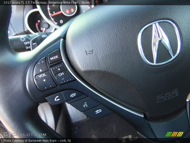 Bellanova White Pearl / Ebony 2012 Acura TL 3.5 Technology