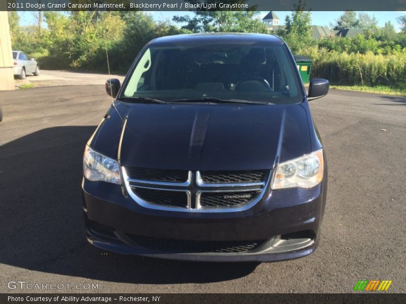 Blackberry Pearl / Black/Light Graystone 2011 Dodge Grand Caravan Mainstreet