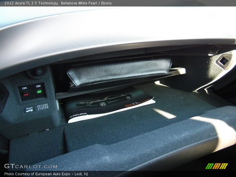 Bellanova White Pearl / Ebony 2012 Acura TL 3.5 Technology