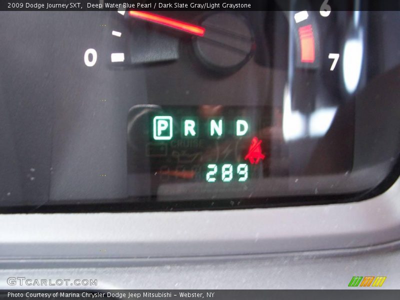 Deep Water Blue Pearl / Dark Slate Gray/Light Graystone 2009 Dodge Journey SXT