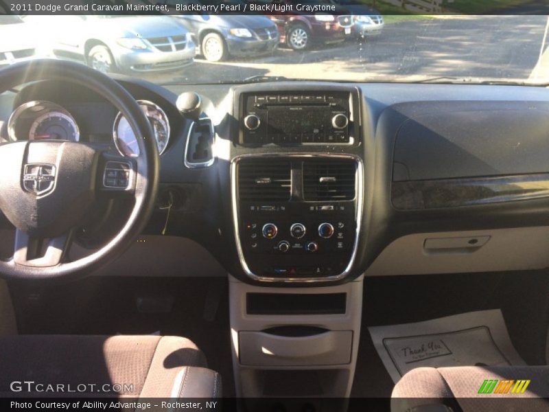 Blackberry Pearl / Black/Light Graystone 2011 Dodge Grand Caravan Mainstreet