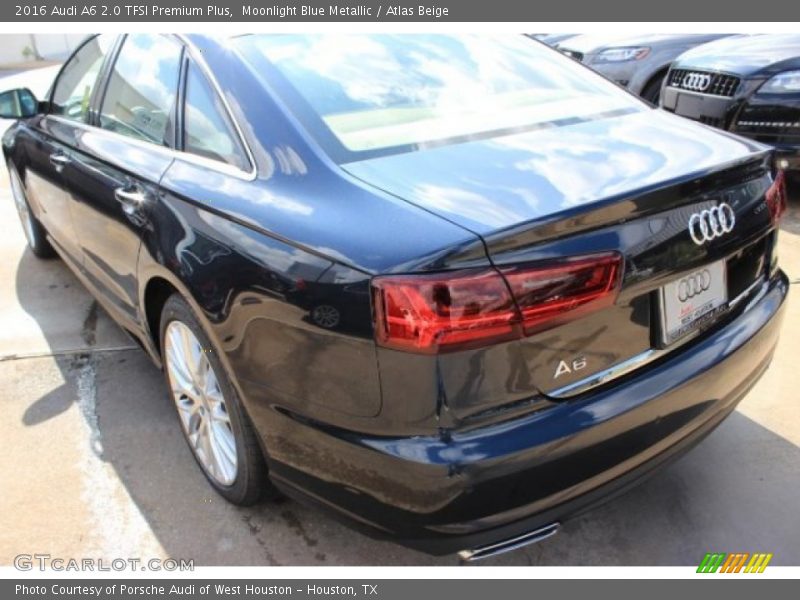 Moonlight Blue Metallic / Atlas Beige 2016 Audi A6 2.0 TFSI Premium Plus