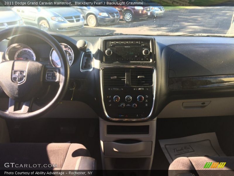 Blackberry Pearl / Black/Light Graystone 2011 Dodge Grand Caravan Mainstreet