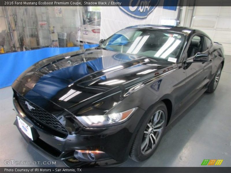 Shadow Black / Ebony 2016 Ford Mustang EcoBoost Premium Coupe