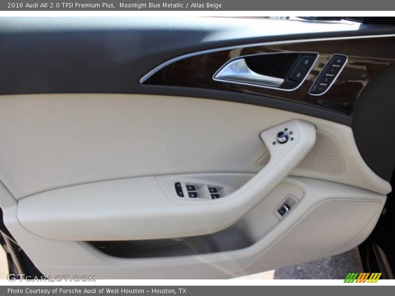 Moonlight Blue Metallic / Atlas Beige 2016 Audi A6 2.0 TFSI Premium Plus