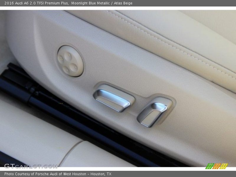 Moonlight Blue Metallic / Atlas Beige 2016 Audi A6 2.0 TFSI Premium Plus