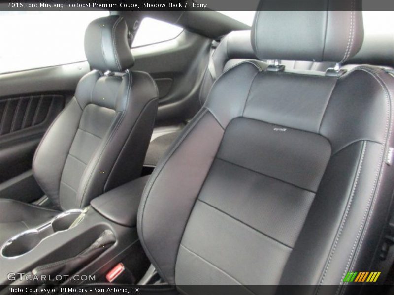 Shadow Black / Ebony 2016 Ford Mustang EcoBoost Premium Coupe