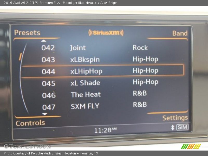 Moonlight Blue Metallic / Atlas Beige 2016 Audi A6 2.0 TFSI Premium Plus