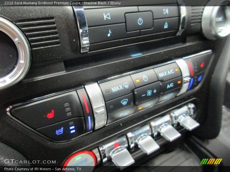 Controls of 2016 Mustang EcoBoost Premium Coupe