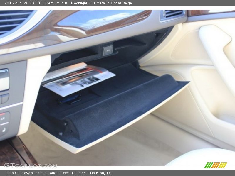 Moonlight Blue Metallic / Atlas Beige 2016 Audi A6 2.0 TFSI Premium Plus