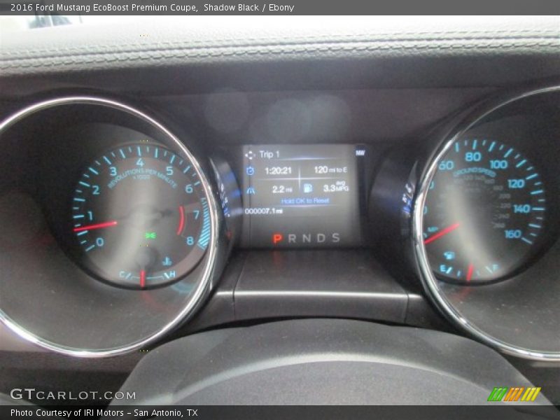 Shadow Black / Ebony 2016 Ford Mustang EcoBoost Premium Coupe