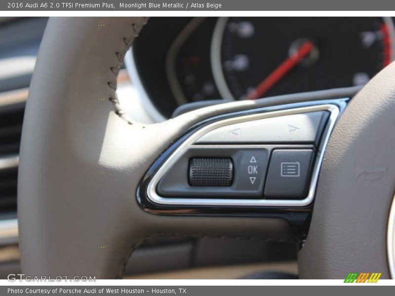 Moonlight Blue Metallic / Atlas Beige 2016 Audi A6 2.0 TFSI Premium Plus