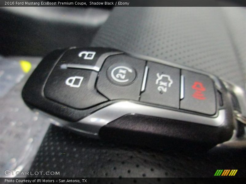 Shadow Black / Ebony 2016 Ford Mustang EcoBoost Premium Coupe