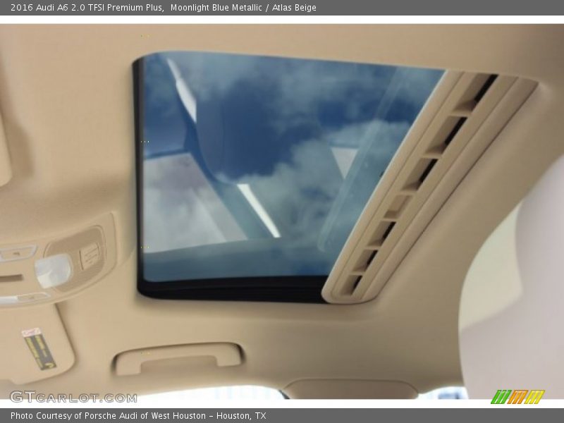 Moonlight Blue Metallic / Atlas Beige 2016 Audi A6 2.0 TFSI Premium Plus