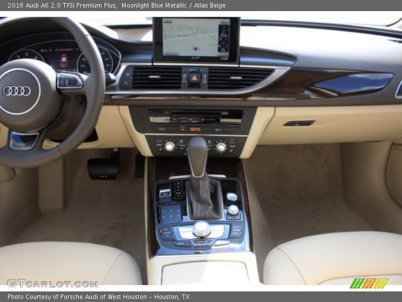 Moonlight Blue Metallic / Atlas Beige 2016 Audi A6 2.0 TFSI Premium Plus