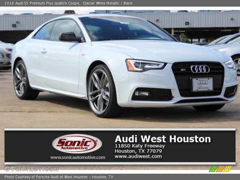 Glacier White Metallic / Black 2016 Audi S5 Premium Plus quattro Coupe