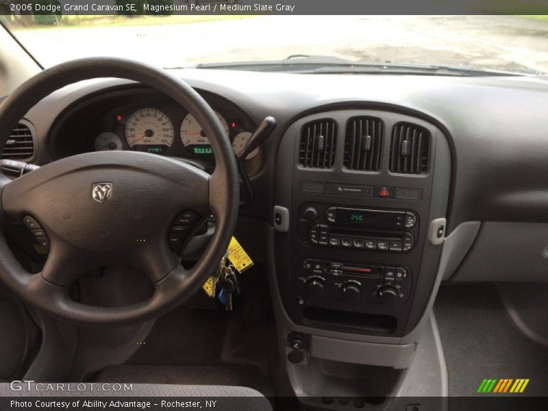 Magnesium Pearl / Medium Slate Gray 2006 Dodge Grand Caravan SE