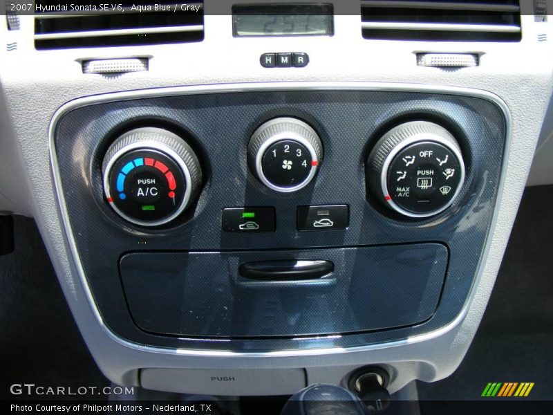 Aqua Blue / Gray 2007 Hyundai Sonata SE V6