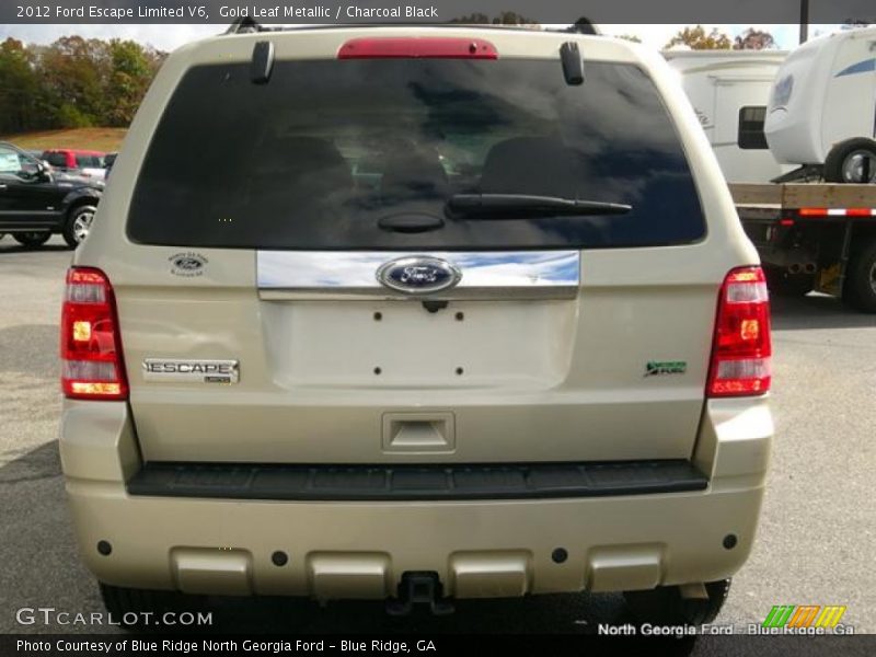 Gold Leaf Metallic / Charcoal Black 2012 Ford Escape Limited V6