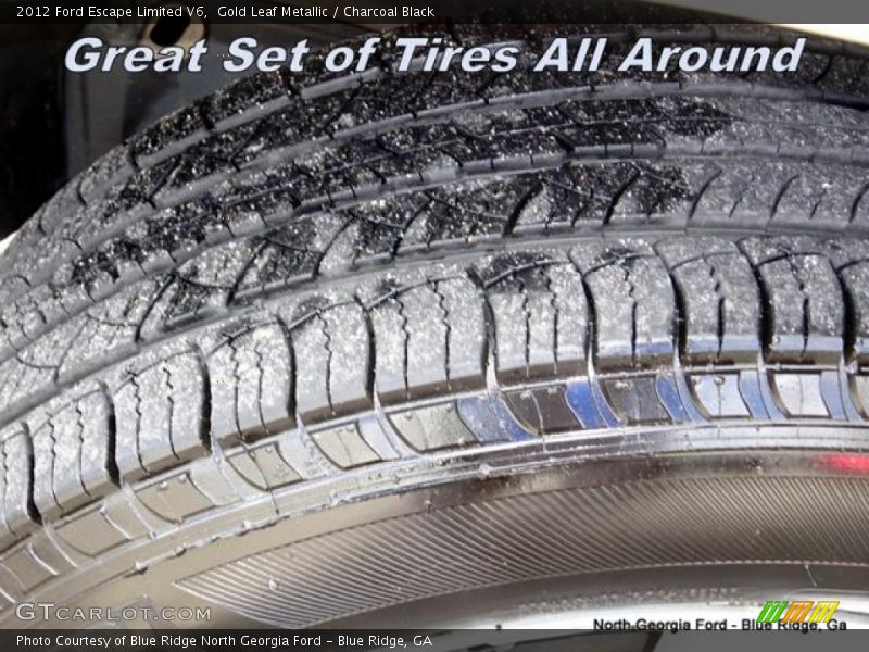 Gold Leaf Metallic / Charcoal Black 2012 Ford Escape Limited V6