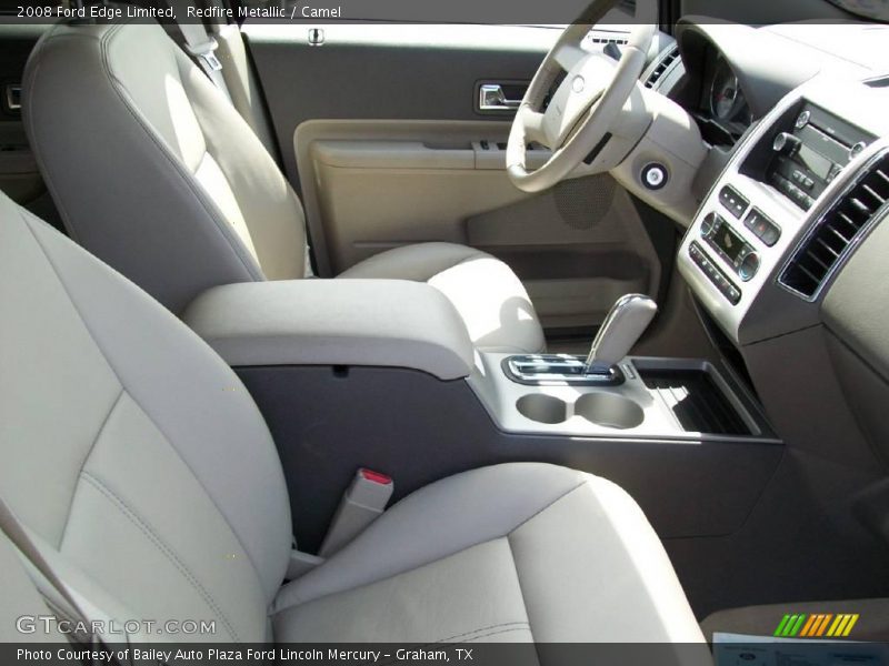 Redfire Metallic / Camel 2008 Ford Edge Limited