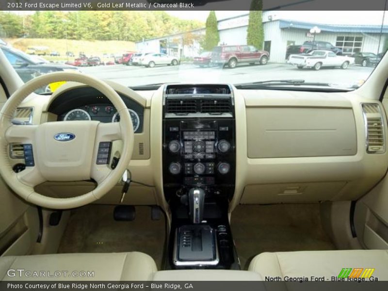 Gold Leaf Metallic / Charcoal Black 2012 Ford Escape Limited V6