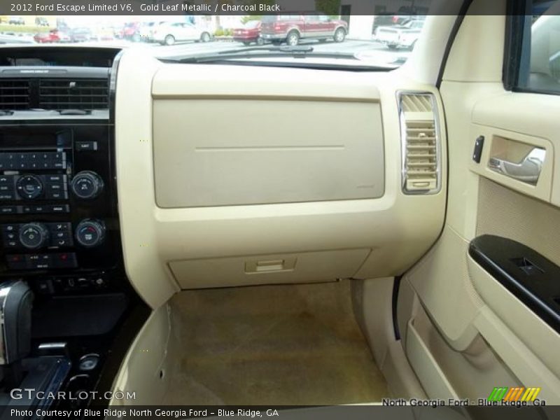 Gold Leaf Metallic / Charcoal Black 2012 Ford Escape Limited V6