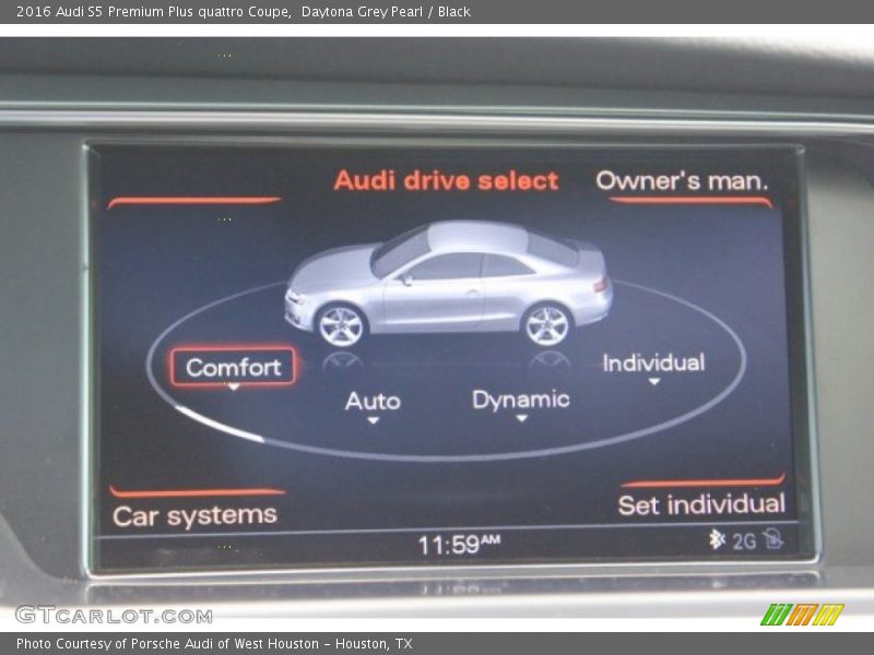 Daytona Grey Pearl / Black 2016 Audi S5 Premium Plus quattro Coupe