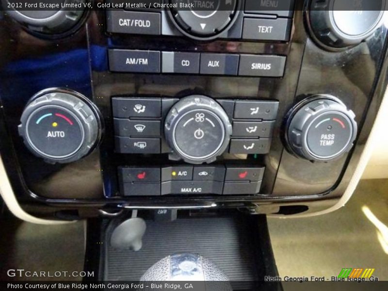 Gold Leaf Metallic / Charcoal Black 2012 Ford Escape Limited V6