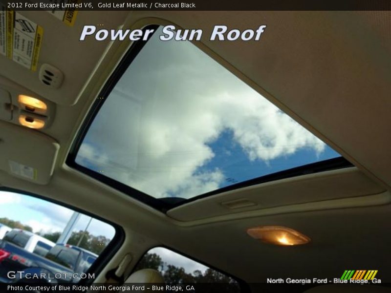 Gold Leaf Metallic / Charcoal Black 2012 Ford Escape Limited V6