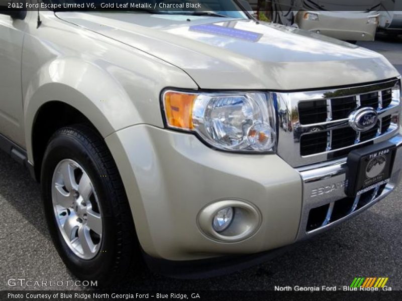 Gold Leaf Metallic / Charcoal Black 2012 Ford Escape Limited V6