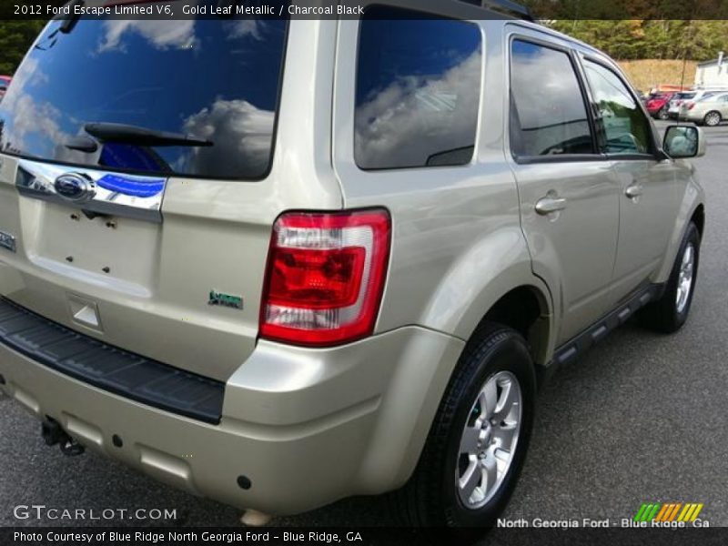 Gold Leaf Metallic / Charcoal Black 2012 Ford Escape Limited V6