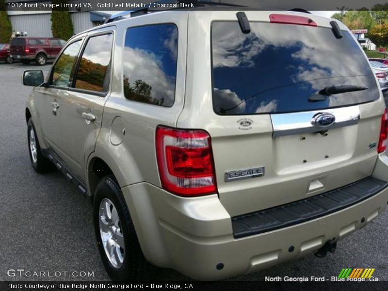 Gold Leaf Metallic / Charcoal Black 2012 Ford Escape Limited V6