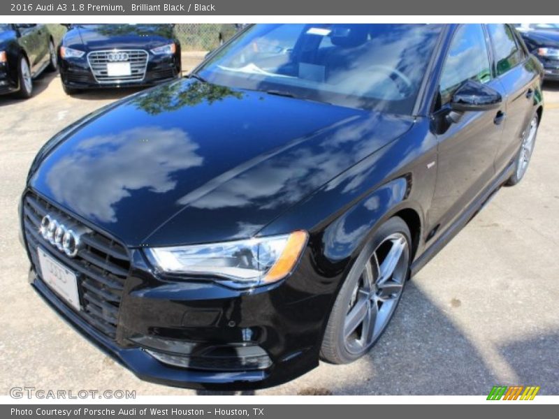 Brilliant Black / Black 2016 Audi A3 1.8 Premium