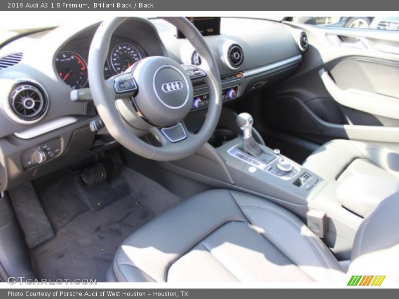 Brilliant Black / Black 2016 Audi A3 1.8 Premium