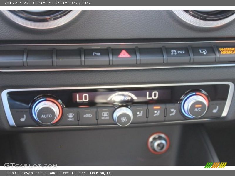 Brilliant Black / Black 2016 Audi A3 1.8 Premium