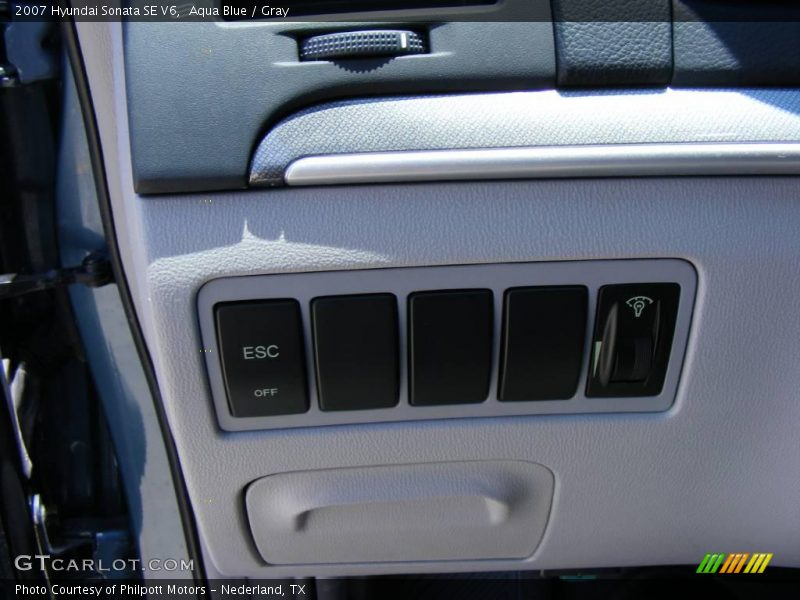Aqua Blue / Gray 2007 Hyundai Sonata SE V6