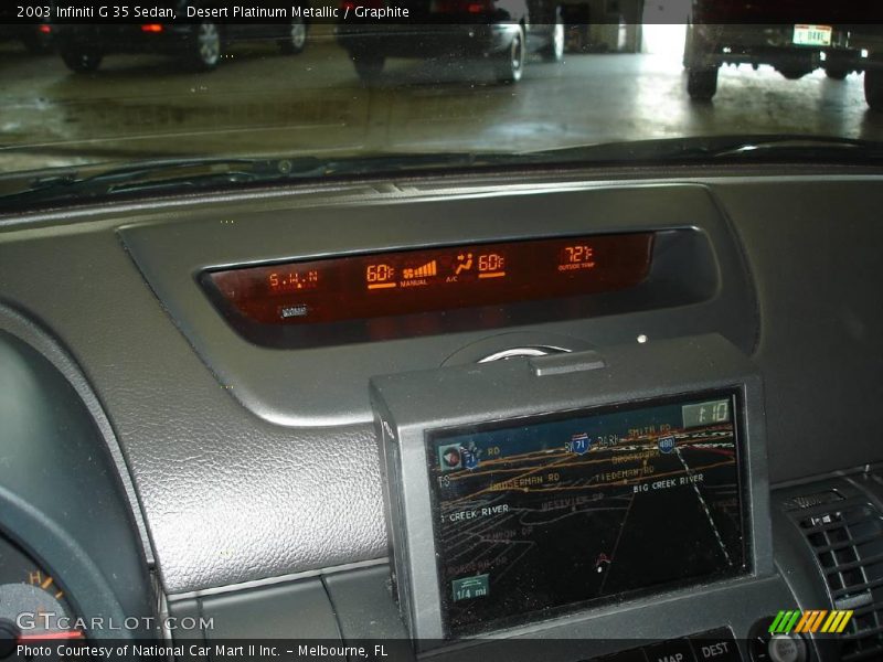 Desert Platinum Metallic / Graphite 2003 Infiniti G 35 Sedan