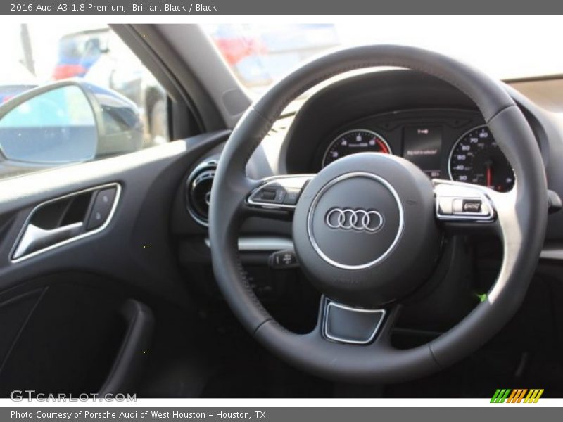Brilliant Black / Black 2016 Audi A3 1.8 Premium