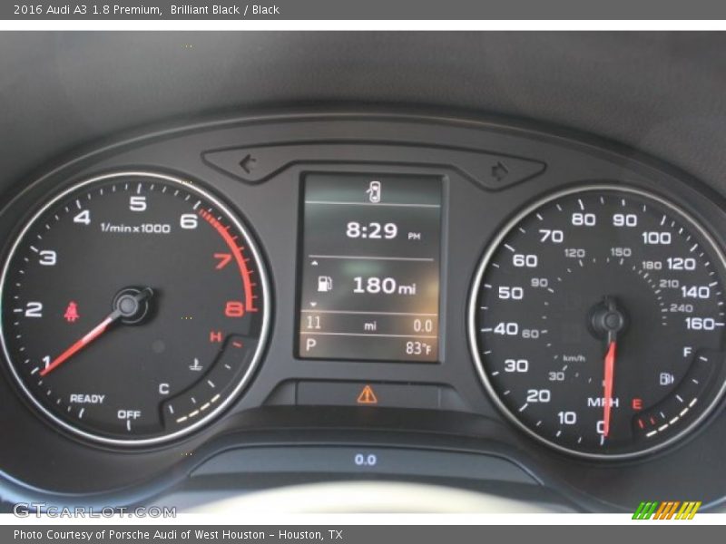 Brilliant Black / Black 2016 Audi A3 1.8 Premium