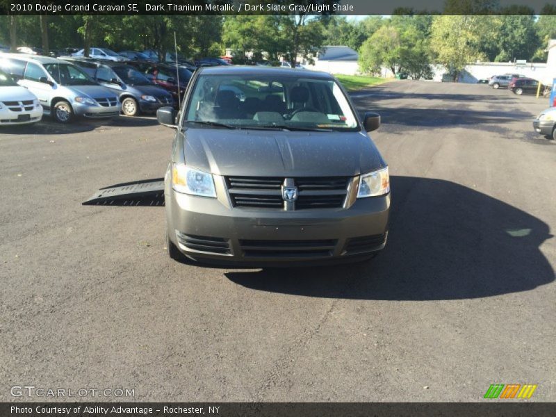 Dark Titanium Metallic / Dark Slate Gray/Light Shale 2010 Dodge Grand Caravan SE