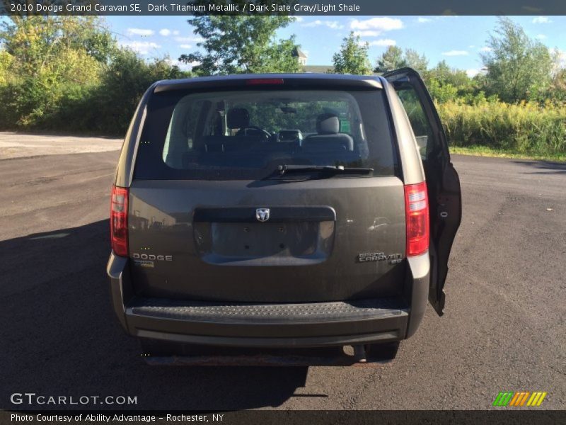 Dark Titanium Metallic / Dark Slate Gray/Light Shale 2010 Dodge Grand Caravan SE
