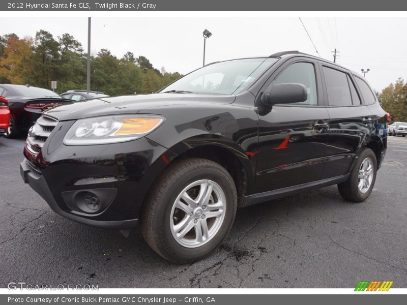 Twilight Black / Gray 2012 Hyundai Santa Fe GLS