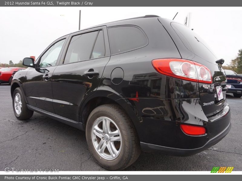 Twilight Black / Gray 2012 Hyundai Santa Fe GLS